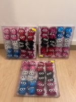 Haarclips mit Glitzer-Bommel NEU - 36 Stück #32