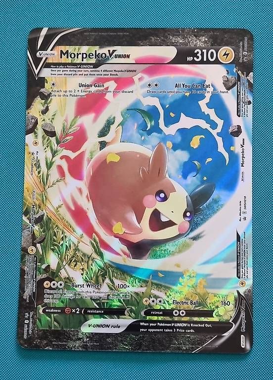 Carte collezionabili: Pokemon Morpeko V Jumbo Karte – Usato da Oberbipp venduto da ret_6hxb