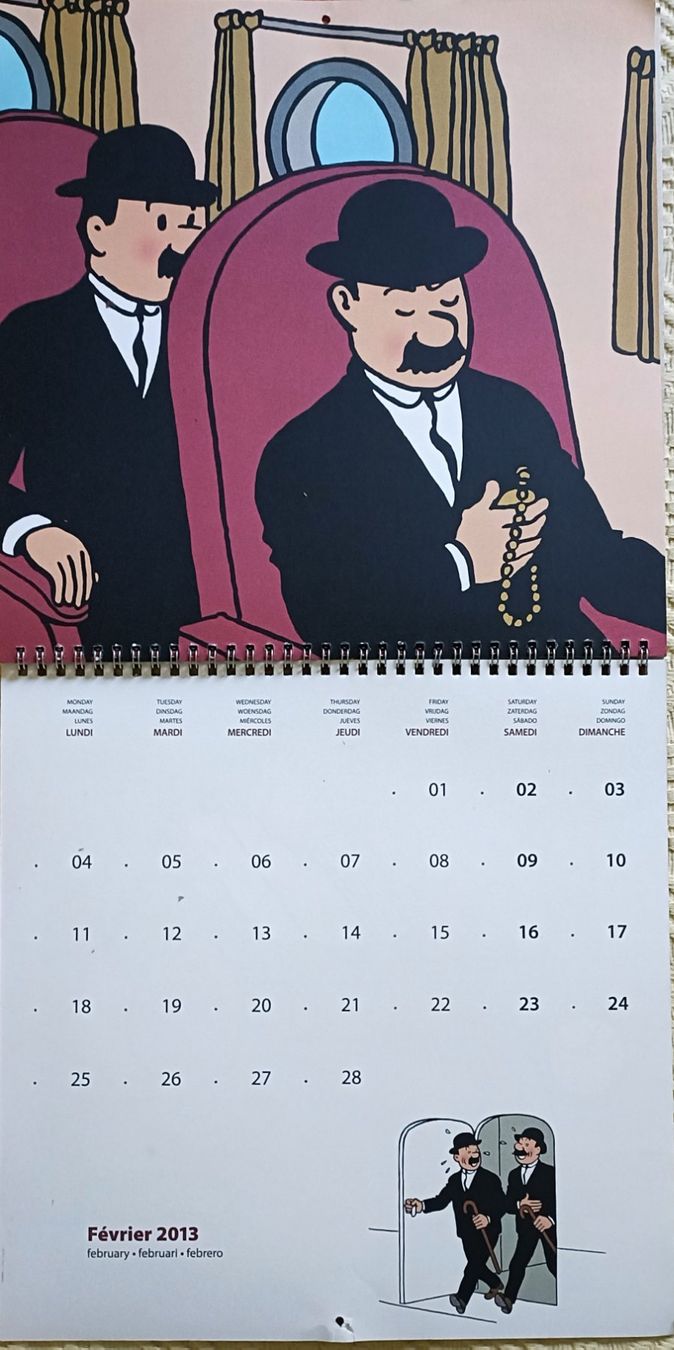 Kalender: Tintin, calendrier 2013, – Neu (gemäss Beschreibung) aus Evilard von mic_yp8t 1