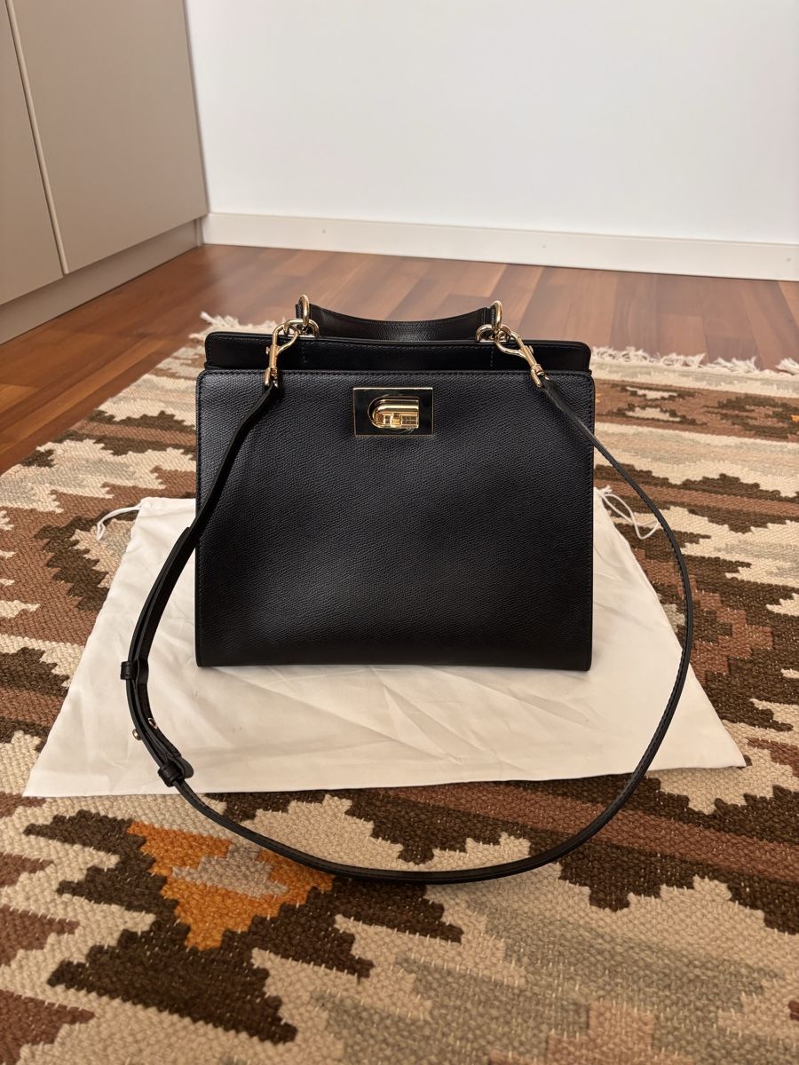 Furla Sacs femmes: Furla Top Handle Handtasche Black Leather – Neuf (Voir description) à Wallisellen par littlesnail 2
