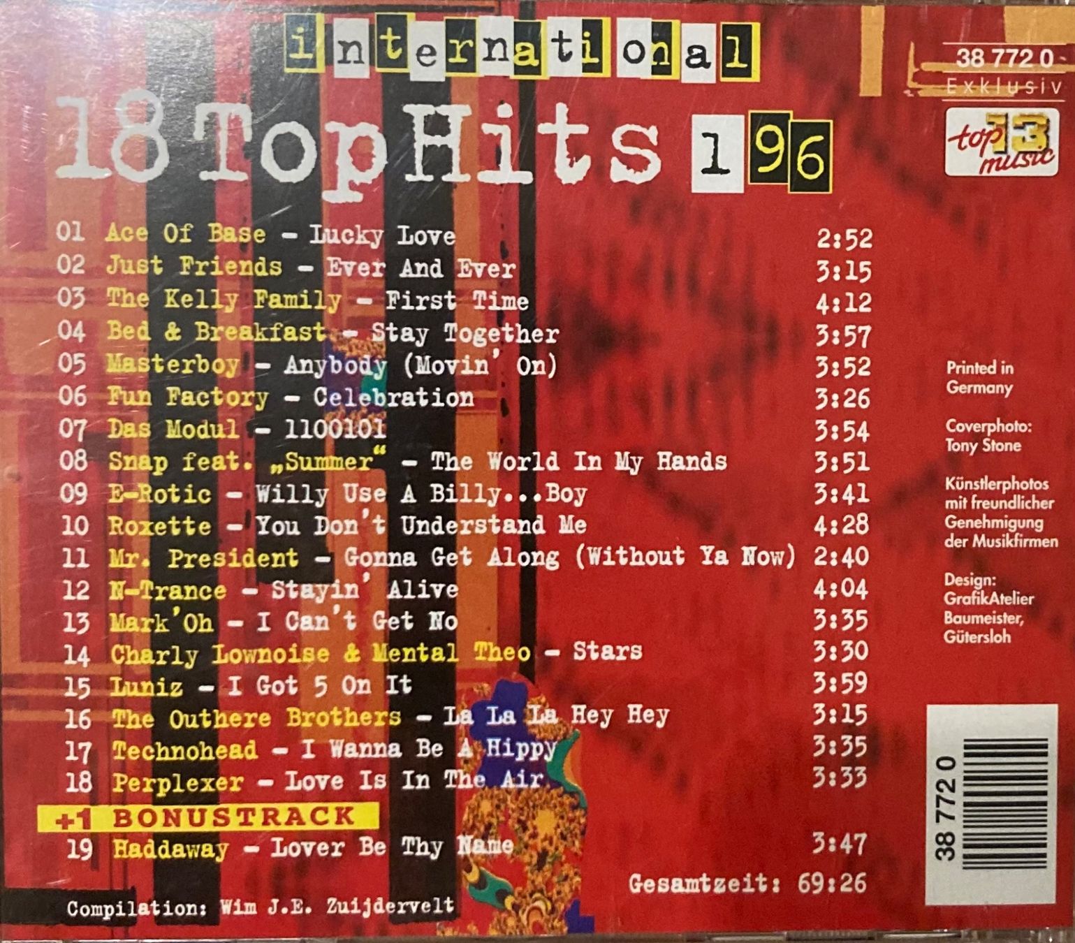 CD: 18 Top Hits 1/96 – Usato da Horn venduto da enigma66 1