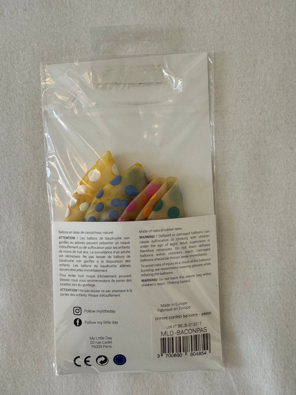 Tutte le decorazioni: Ballons et pompons – Nuovo e nell'imballaggio originale da Zürich venduto da odi_ldv8 1