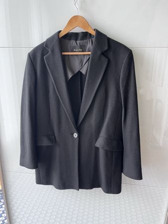 Massimo Dutti Blazer, Gr. 42 Schurwolle schwarz