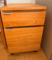 IKEA Rollcontainer Buchenholz mit Schubladen / Hängeregister