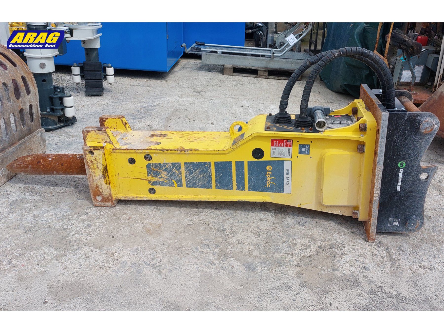 Atlas Copco Tutti gli attrezzi: Epiroc / Atlas Copco MB1650 Abbauhammer – Usato da Hasle LU venduto da Arag08 1