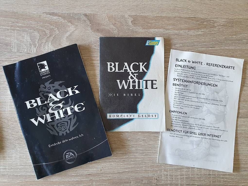 Giochi: Black & White PC Game – Usato da Alpnach Dorf venduto da simtok77 2