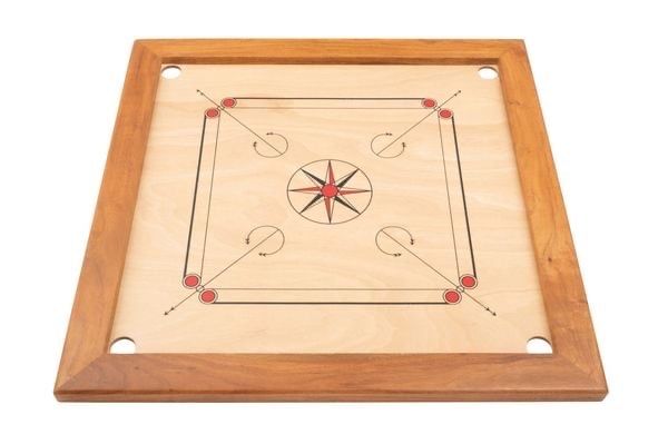 Giochi: NEU Carrom Brett mit Holzrahmen  – Nuovo e nell'imballaggio originale da Matten b. Interl venduto da Elizabeta_T