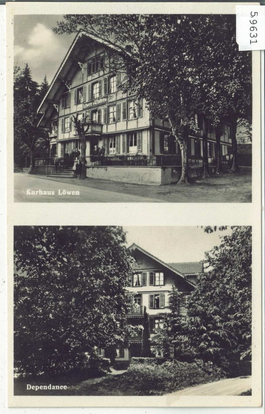 Cartes postales: Affoltern i./E. - Kurhaus Löwen, Dependance – D'occasion à Ettingen par Kartenplanet