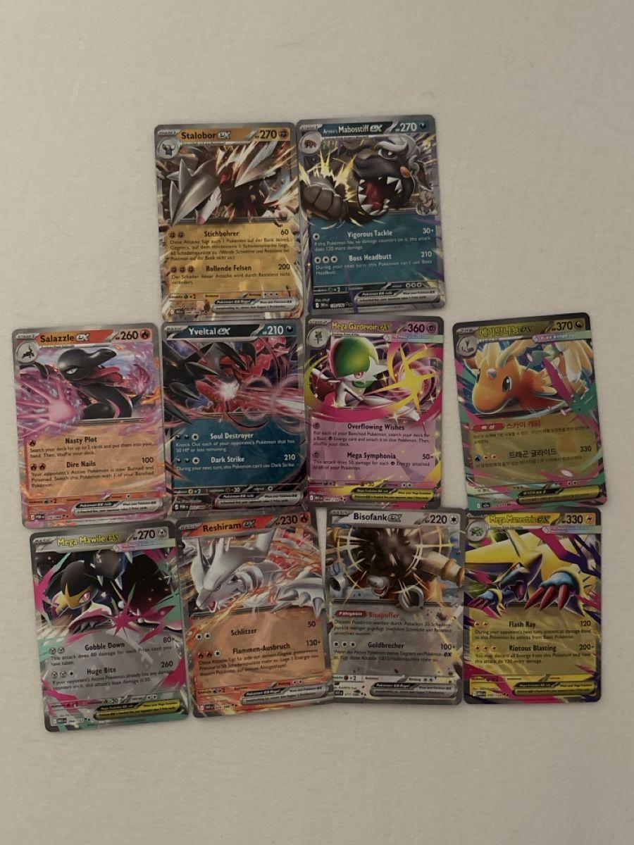 Pokémon Carte collezionabili: Pokemon Karten Set, 10 EX Karten – Nuovo (secondo la descrizione) da Widnau venduto da Cardshop_Schweiz