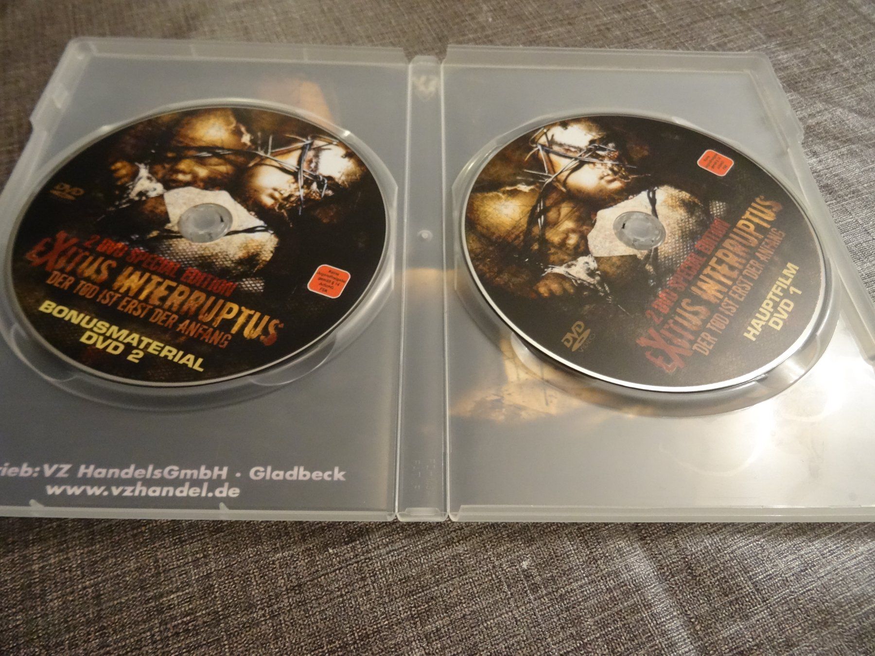 Tutti i DVDs: DVD Exitus Interruptus Special Edition 2 Disc – Usato da Olten venduto da Disc-Verkauf 1