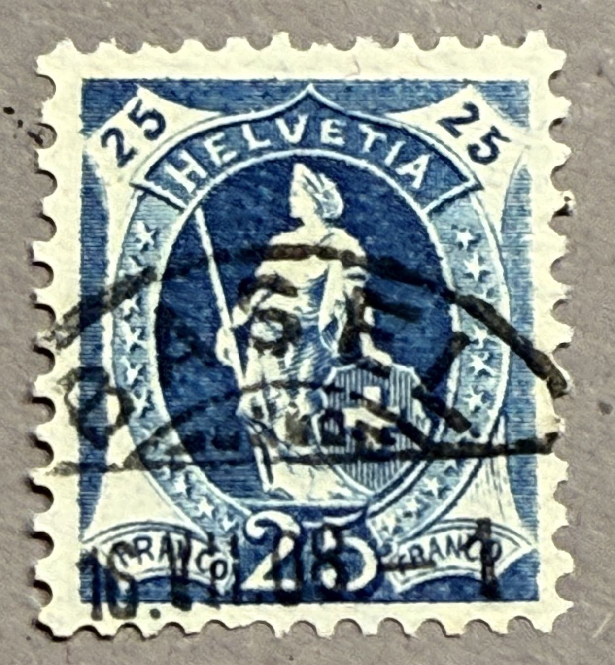 Tutti i francobolli: 95B Stempel Basel, SBK 15.- – Usato da Steinhausen venduto da yukon26