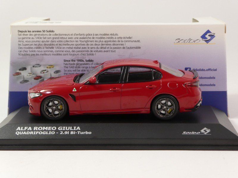 Alfa Romeo Modellini d'auto: Alfa Romeo Giulia Quadrifoglio – Nuovo e nell'imballaggio originale da Flawil venduto da Imperiosud 4