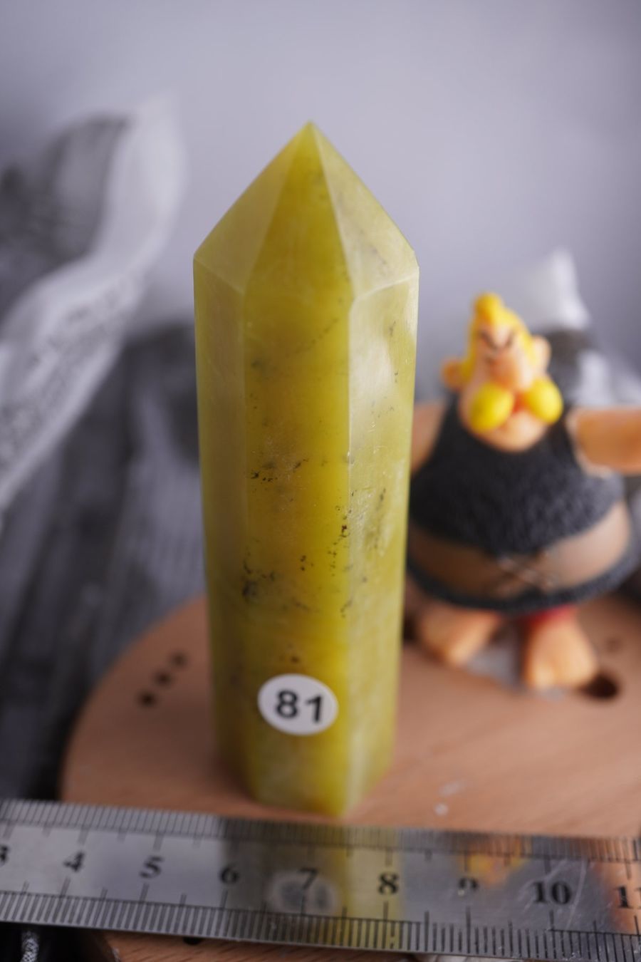 Minerali & Pietre curative: Nephrit Jade       Spitze  ca  95mm x  25mm – Nuovo e nell'imballaggio originale da Eschenbach SG venduto da topstone 2