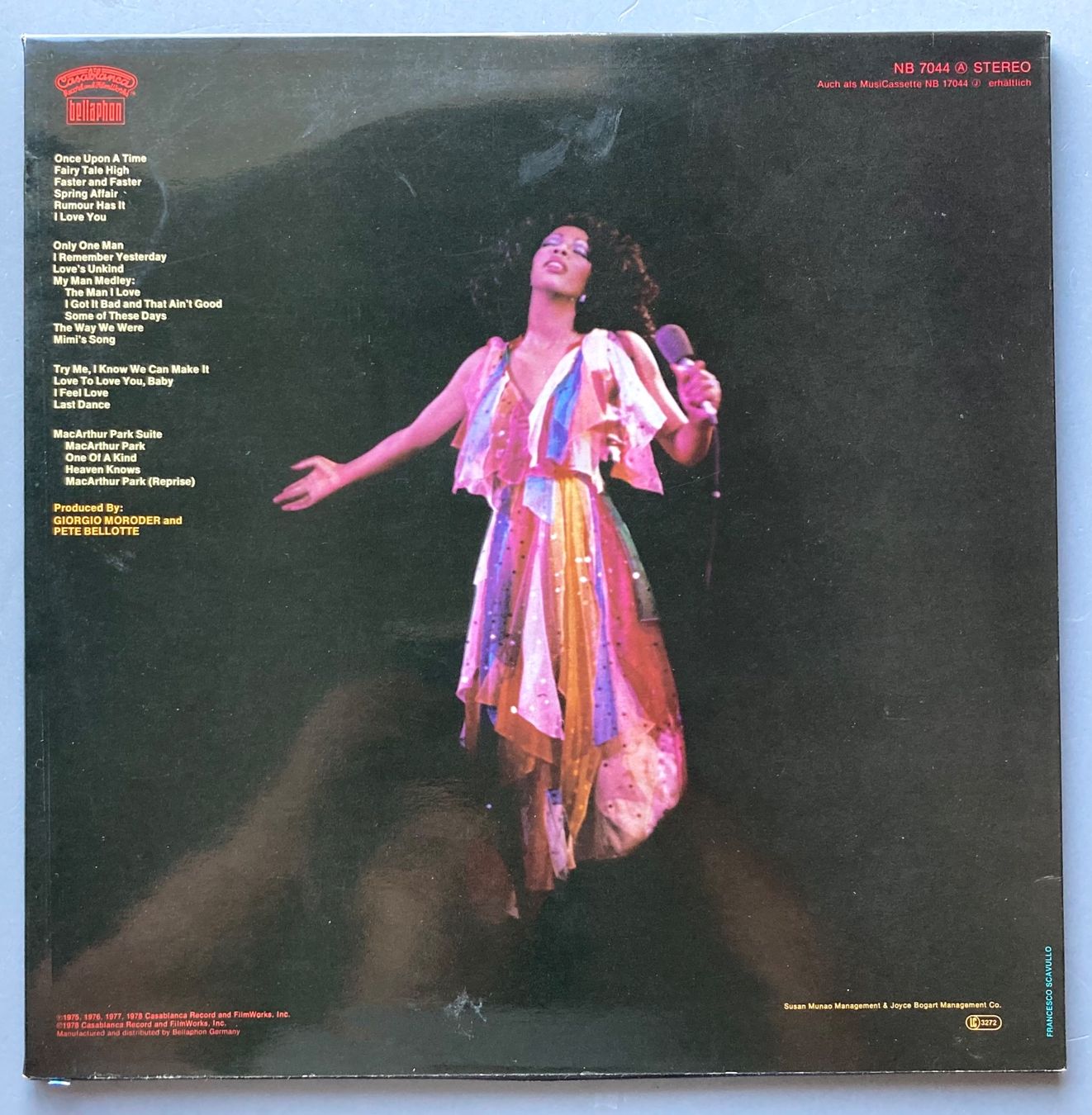 Dischi in vinile: DONNA SUMMER - LIVE AND MORE – Usato da Poliez-Pittet venduto da Newtown-Records 1