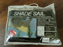 Sonnensegel 5x5M 3.6x3.6M 2.5x2M 90% UV Schutz Neu