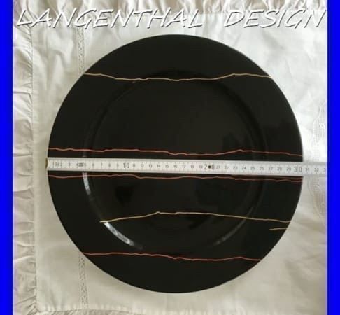 Plateaux: LANGENTHAL: PLATTE  ODER  PLATZTELLER  30 CM DURCHMESSER – D'occasion à Subingen par ArtBead 8