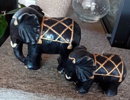 2x Elefanten Figuren 40er Jahre.