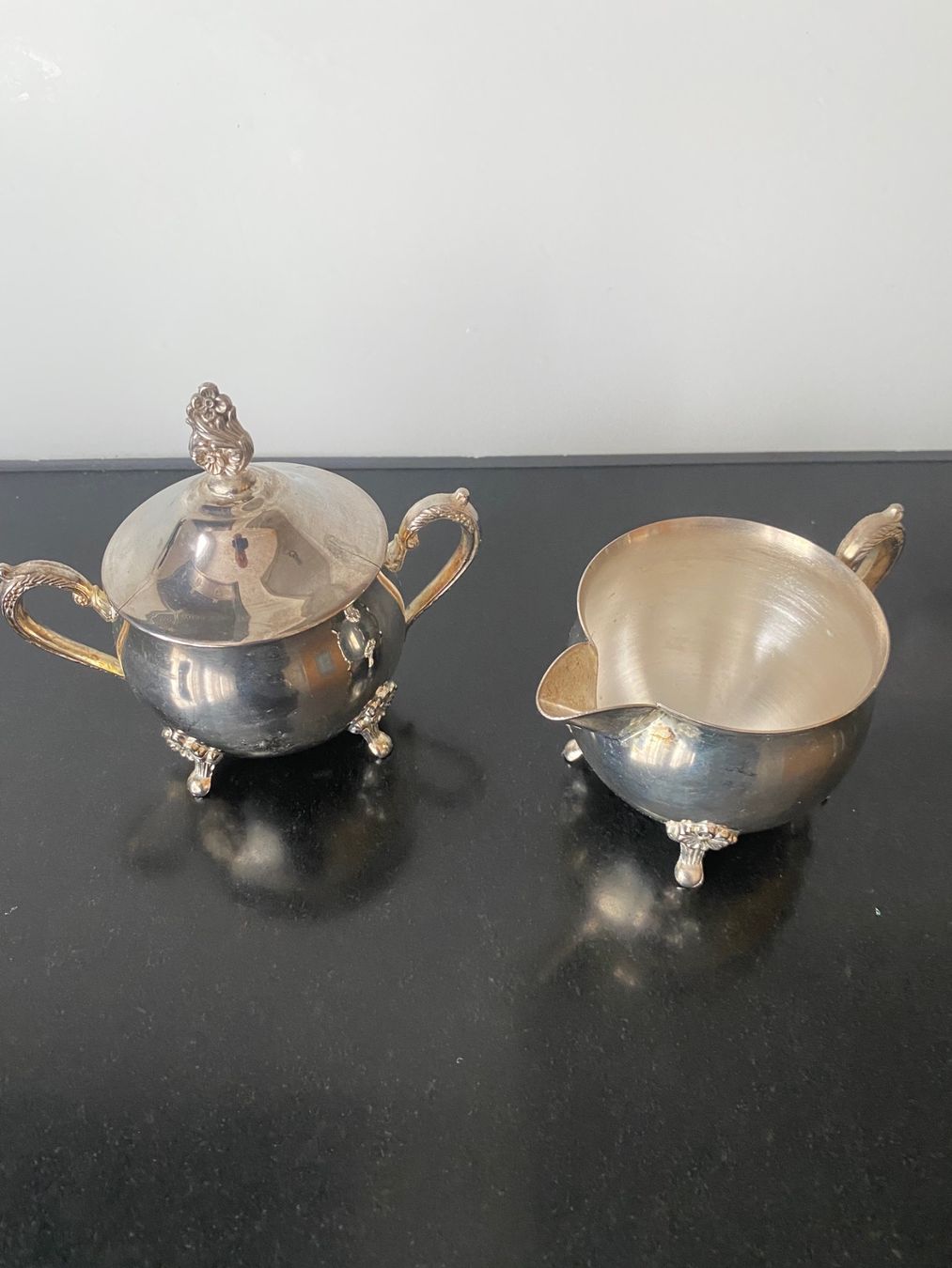 Services de table: Silber Kaffee-/Teeservice – D'occasion à Pfäffikon ZH par Alfetta82 5
