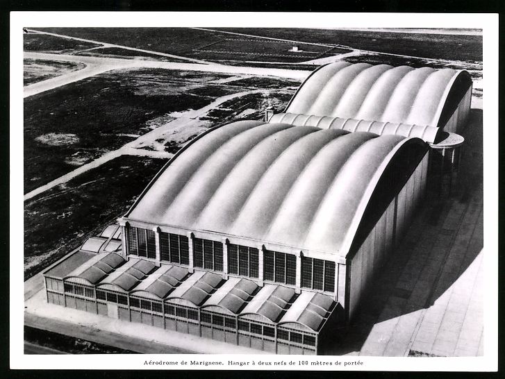 Fotografie & Manifesti: Fotografie Marignane, Aerodrome, Hangar  – Usato da Berlin venduto da bartko-reher