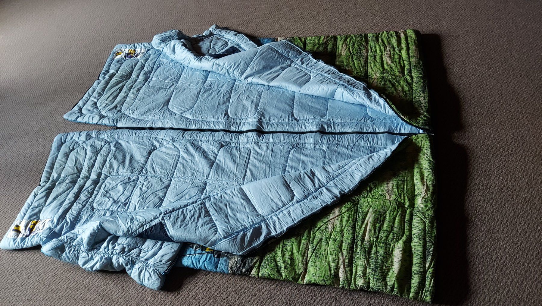 Sacchi a pelo: Doppelschlafsack oder 2 Stk einzeln benutzen – Usato da Thalheim venduto da silvara01 6