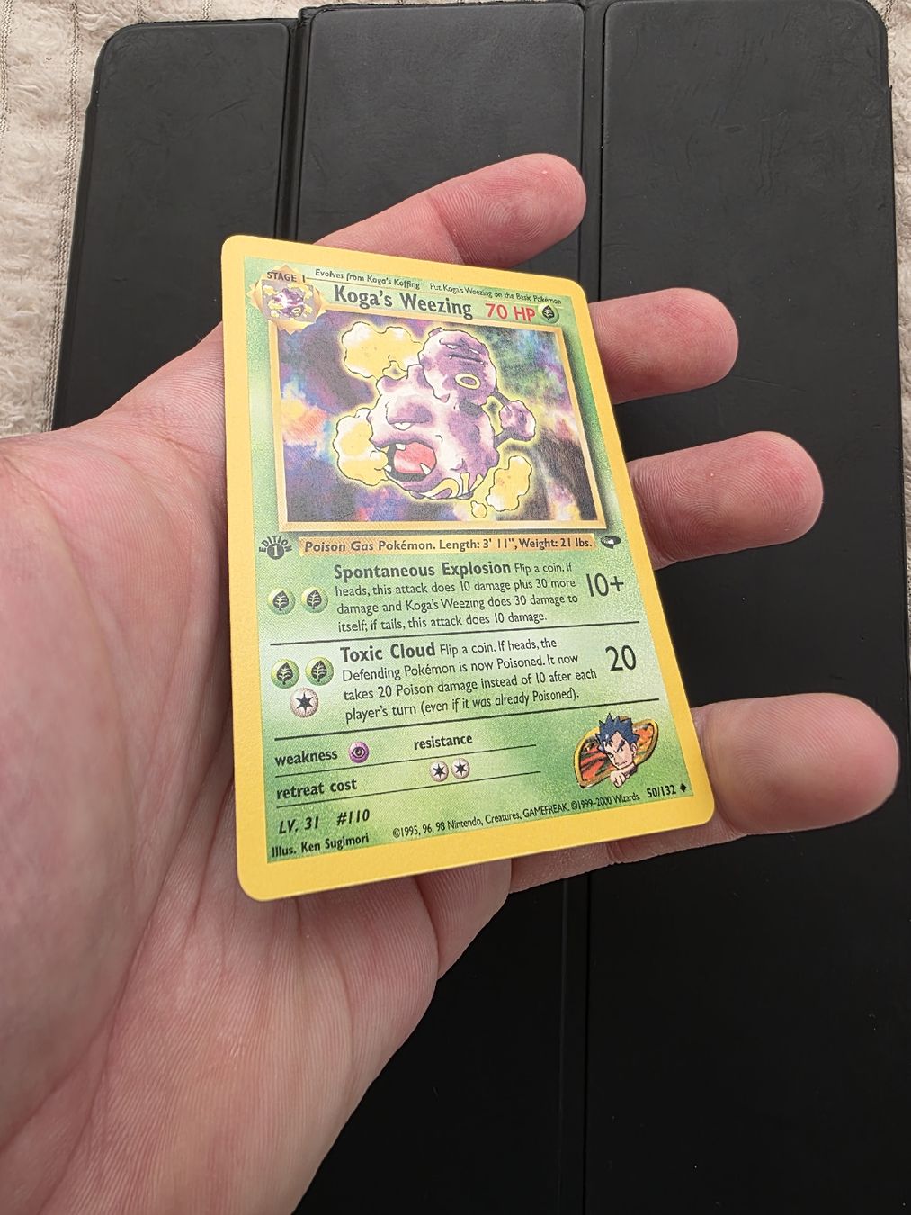 Pokémon Carte collezionabili: Koga's Weezing First Edition Gym Challenge – Usato da oberbuchsiten venduto da thug4 1