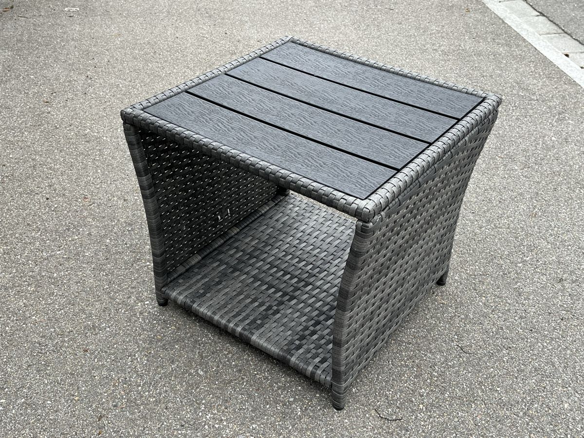 Tavoli: Casaria Gartentisch, Polyrattan, Grau, – Usato da Horgen venduto da Grizzly83 8