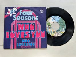 FOUR SEASONS tolle Who loves you  Single 70's Disco Kult