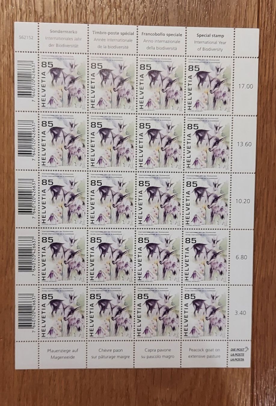 Alle Briefmarken: Postfrisch, gültige Schweizer Frankatur – Neu (gemäss Beschreibung) aus Heiden von ber_b77f
