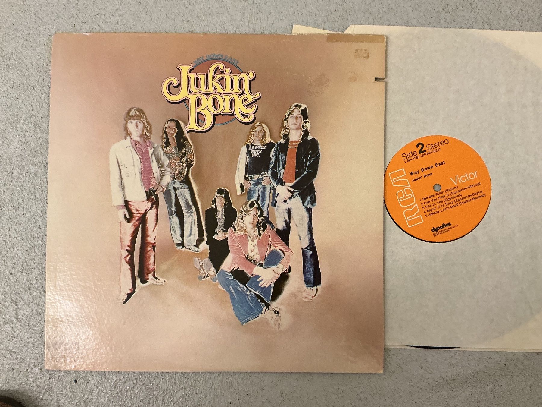 Dischi in vinile: Jukin' Bone LP  - Way Down East – Usato da Winterthur venduto da Tumko-Vinyl