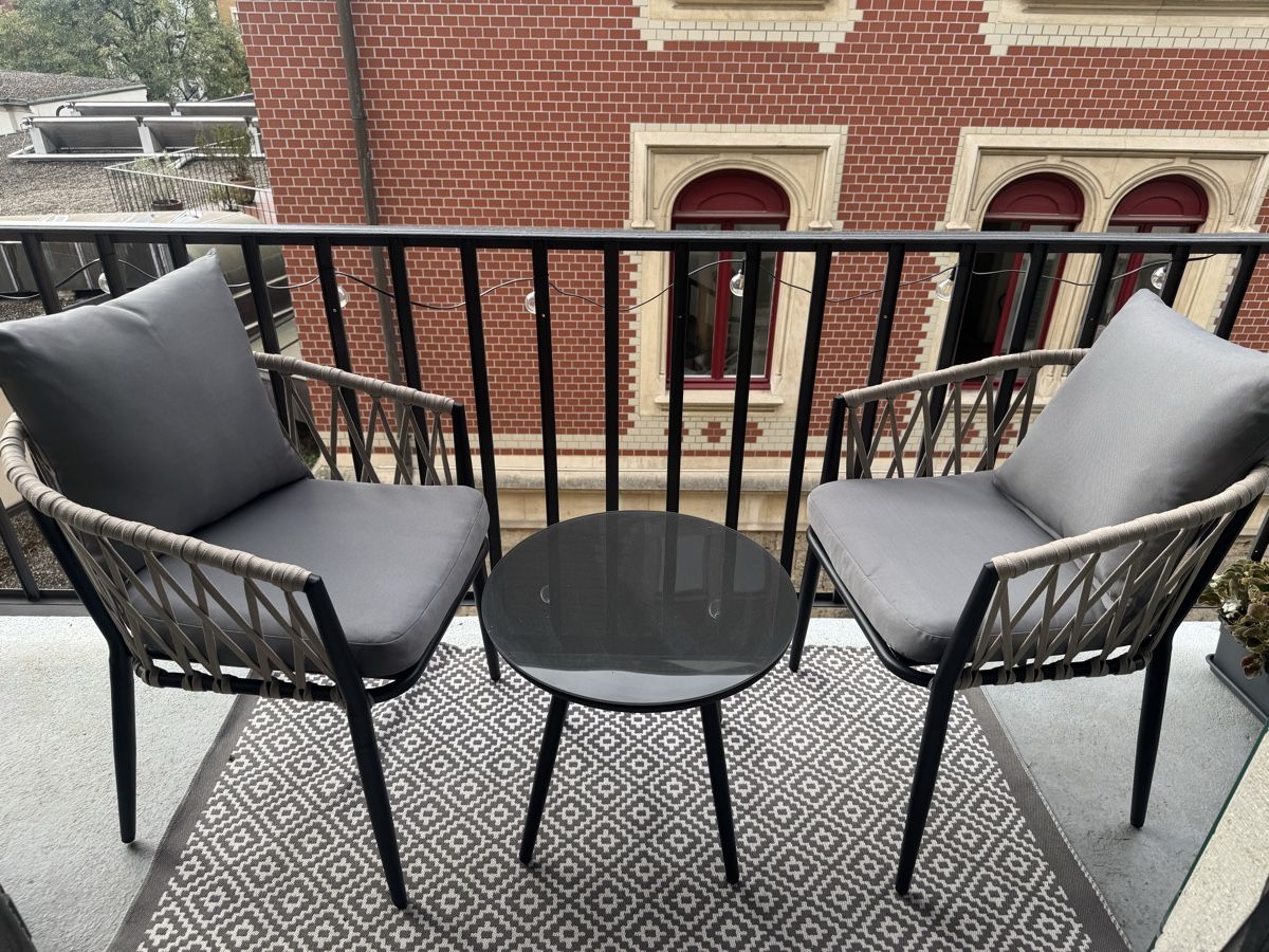 Tischset: Outsunny balkonmöbel set mit gratis Teppich – Neu (gemäss Beschreibung) aus Zürich von dor_2msc