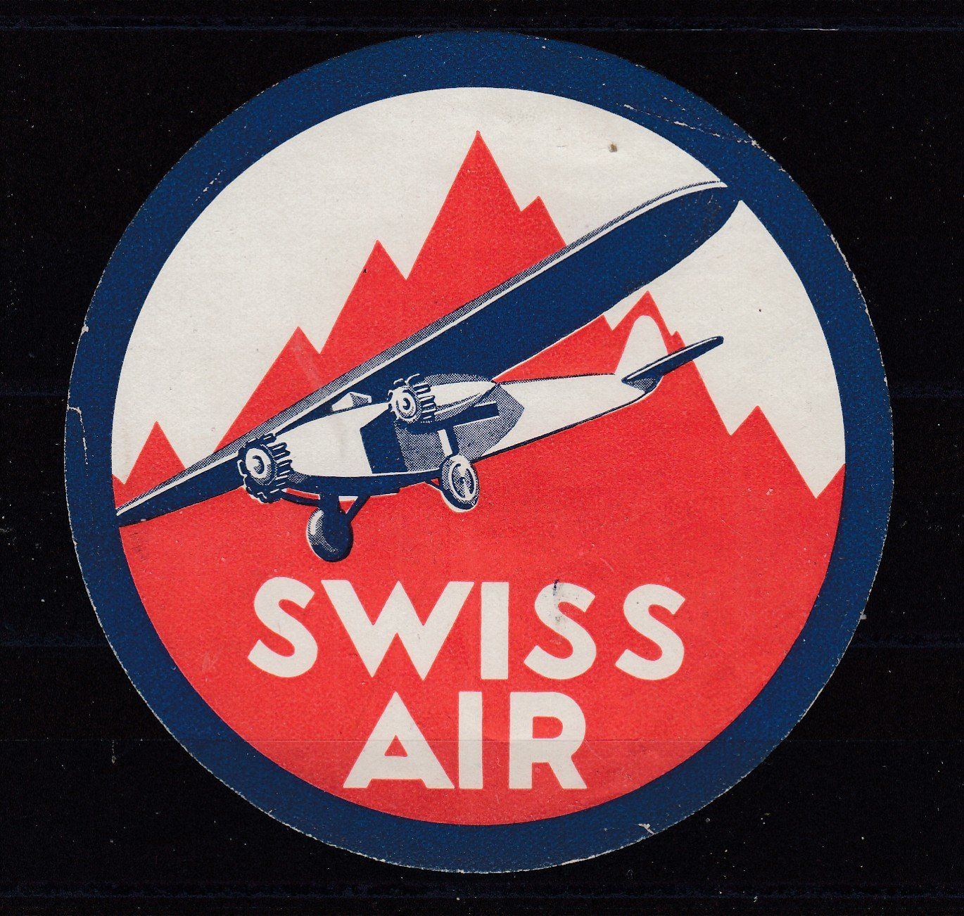 Vignette autostradali: Werbevignette Swissair – Nuovo (secondo la descrizione) da Büren an der Aare venduto da p.schwab