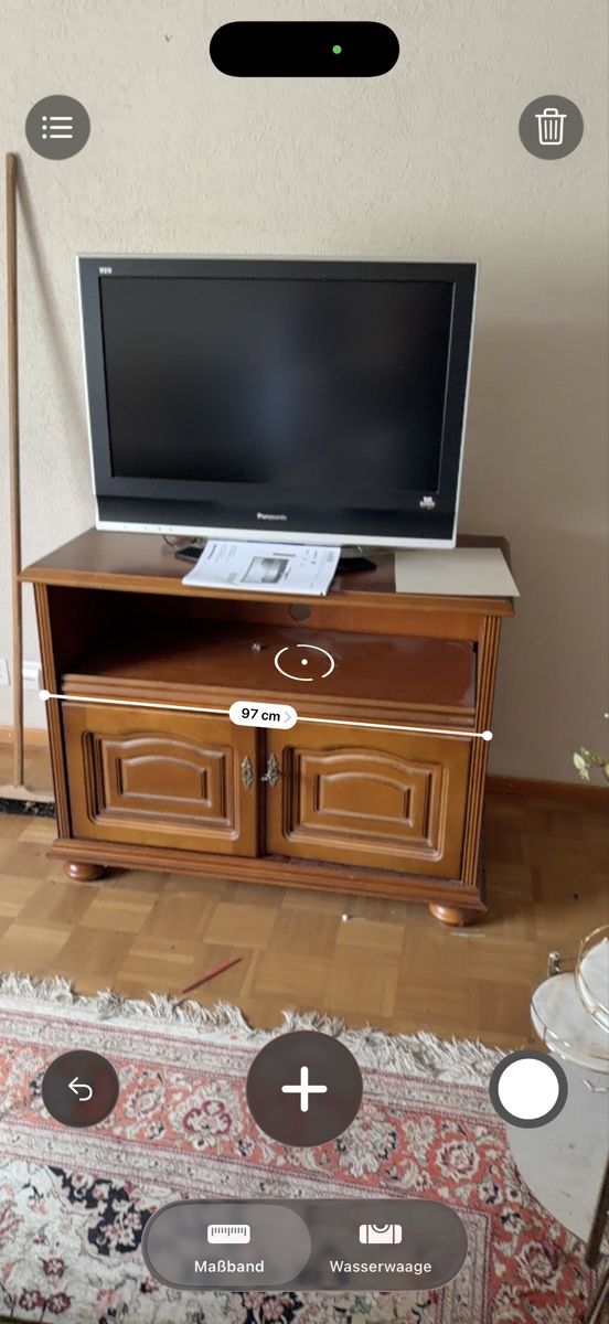Mobili TV: Antikes TV-Möbel Holz massiv ca.100cm breit – Usato da Grünen venduto da Padoxen 1