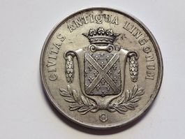 Schiessen: Langres, Schützenverein, Neusilbermedaille.