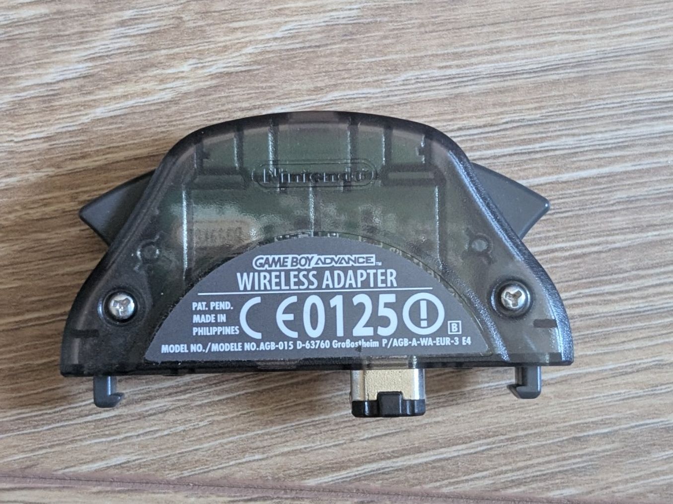 Nintendo Giochi: Wireless Adapter Nintendo Gameboy Advance + Consumer Booklet – Usato da Rickenbach b. Wil venduto da Shatter 1
