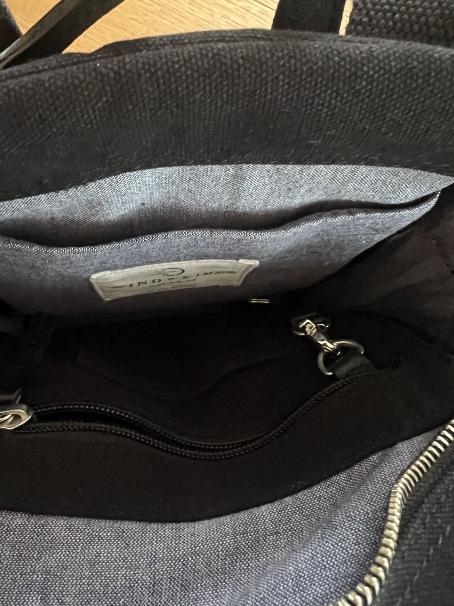 Zaini: Wind & Vibes Rucksack Canvas beige schwarz – Usato da Luzern venduto da sydney01. 6