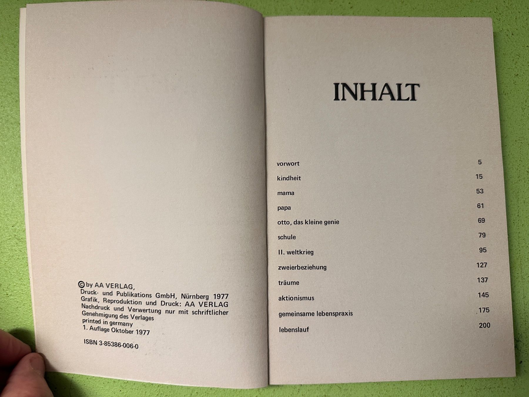 Libri: Otto Muehl: Weg aus dem Sumpf. – Usato da Zürich venduto da allp 2