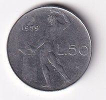 Italien 50 Lire 1959