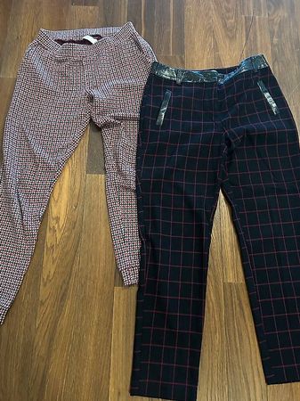 2  Hose Morgan und Rich&Royal kariert Büro Business H...