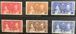 1937 - GB Krönung George VI 2 Sätze ** Monserrat - Nigeria