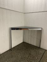 USM Ecktisch Kunstharz schwarz matt