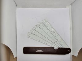 Reduktionsmassstab Aristo Fächermassstab 5 Fächer