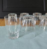 Kristallgläser für Wasser
