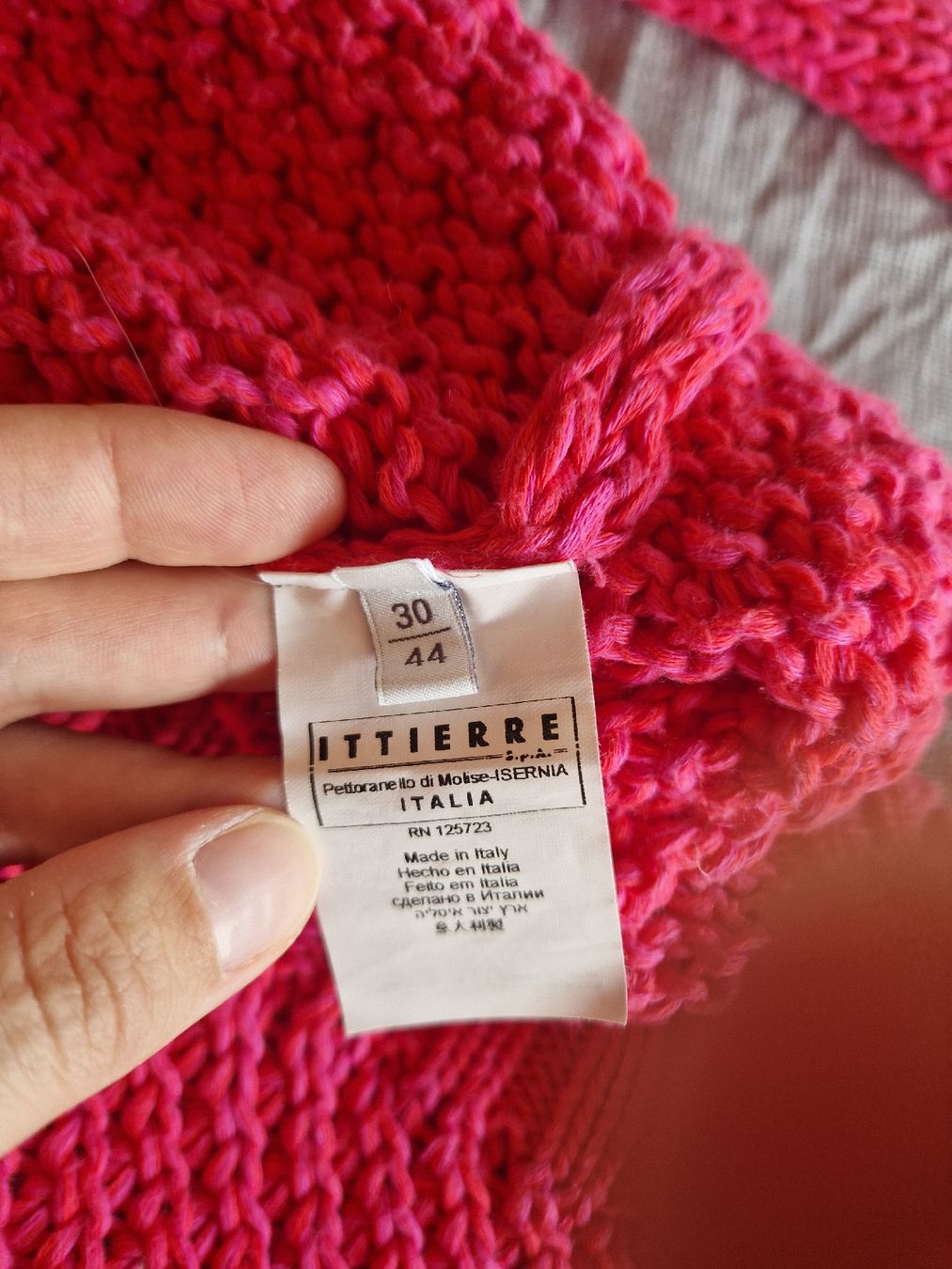 Balmain Maglioni & Felpe: Pull rose vif Pierre Balmain T.M coton – Usato da Pully venduto da Patriciaeve 4