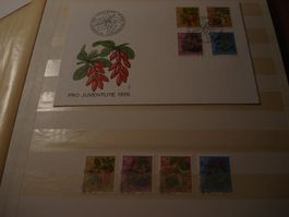 Pro Juventute 1976, FDC + Satz Lose o