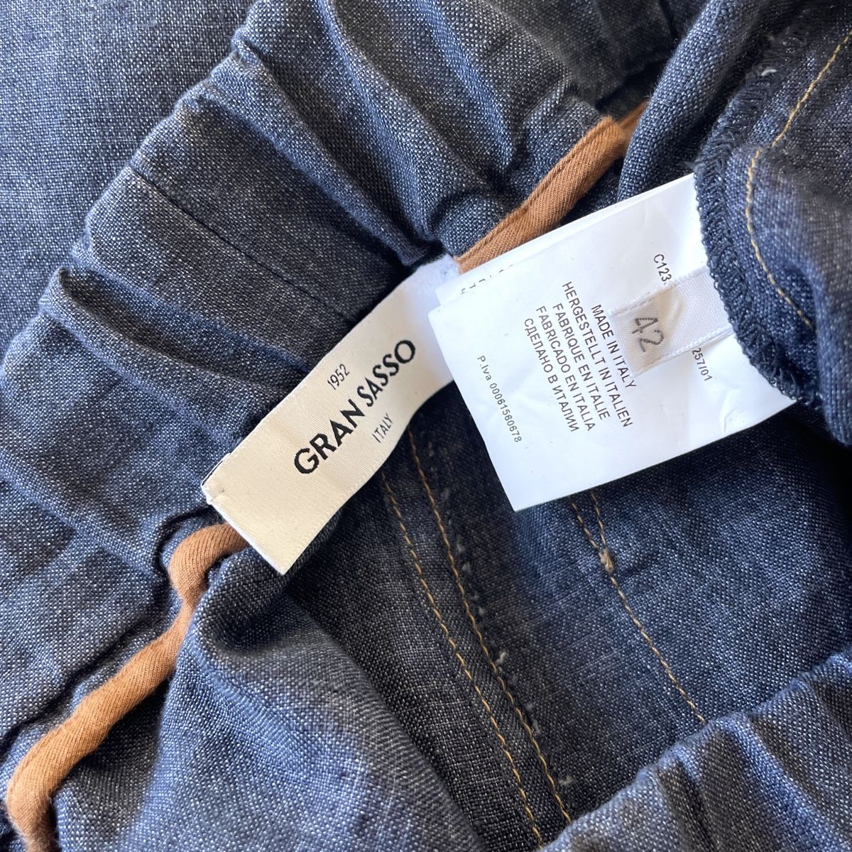 Pantaloni: GRAN SASSO Linen Pants – Nuovo (secondo la descrizione) da Emmen venduto da Nightingale_2022 6