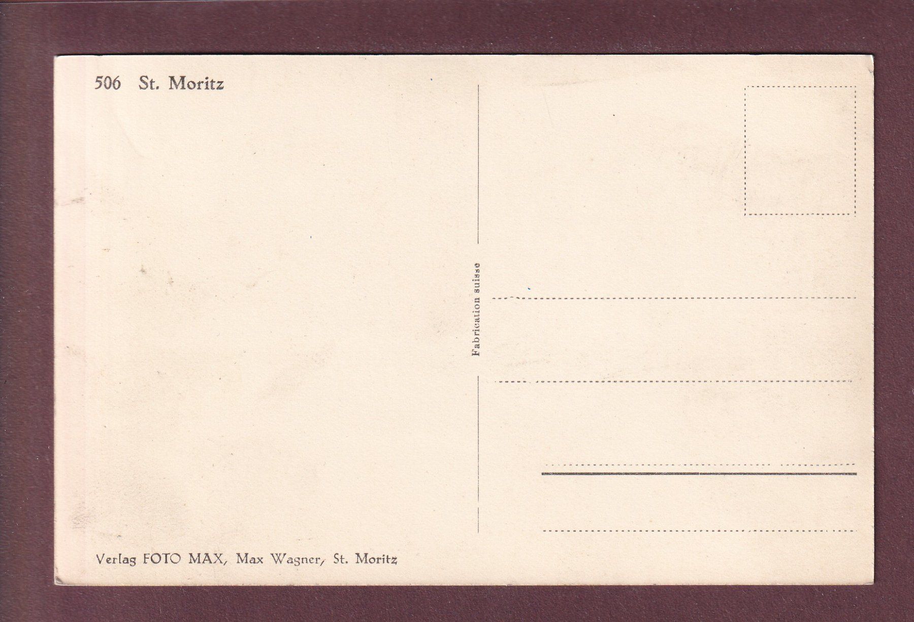 Cartoline postali: ST. MORITZ – Usato da Pully venduto da nicecards 1