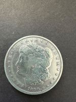 Morgan Dollar USA 1890 Silbermünze gebraucht erhalten