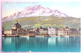 Luzern - Bahnhof und Pilatus (2132 m)