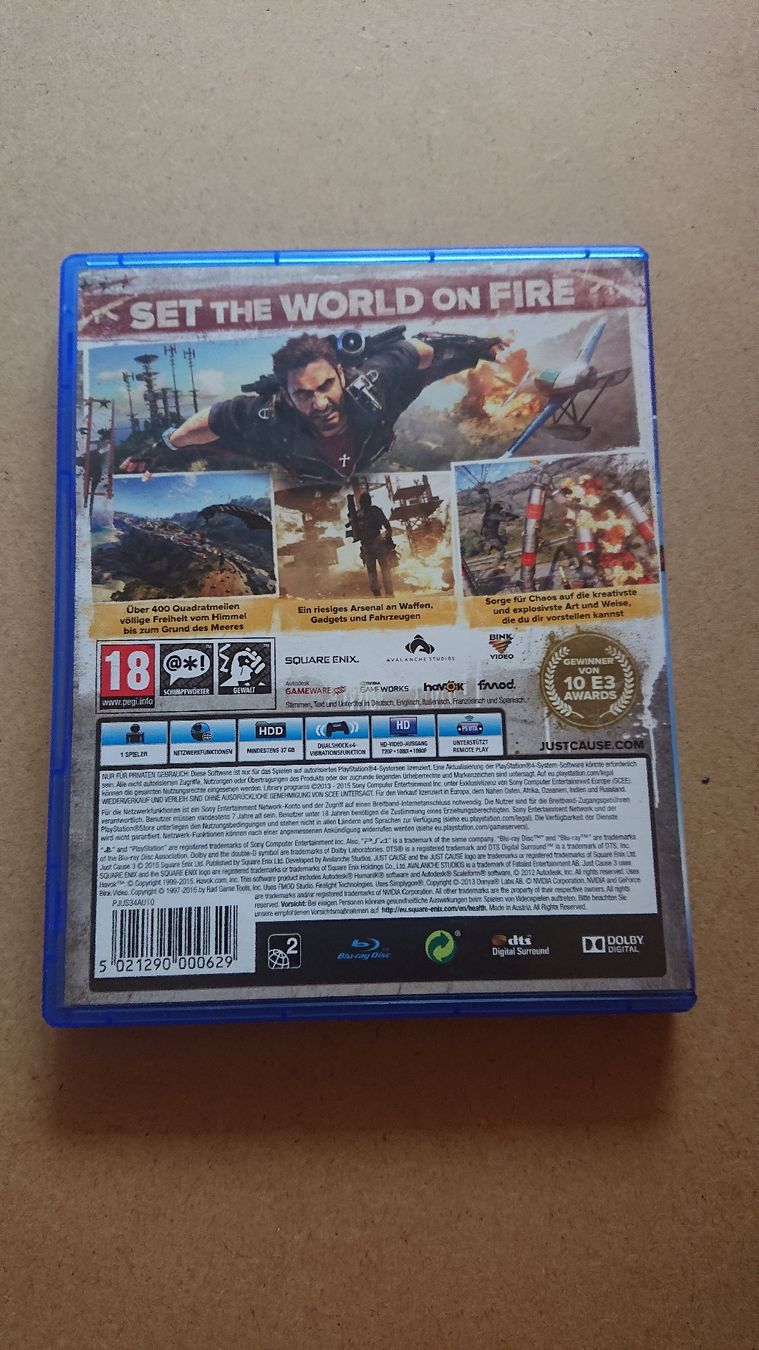 Giochi: Just Cause 3 ps4 – Usato da Chur venduto da FreakofRarity 1