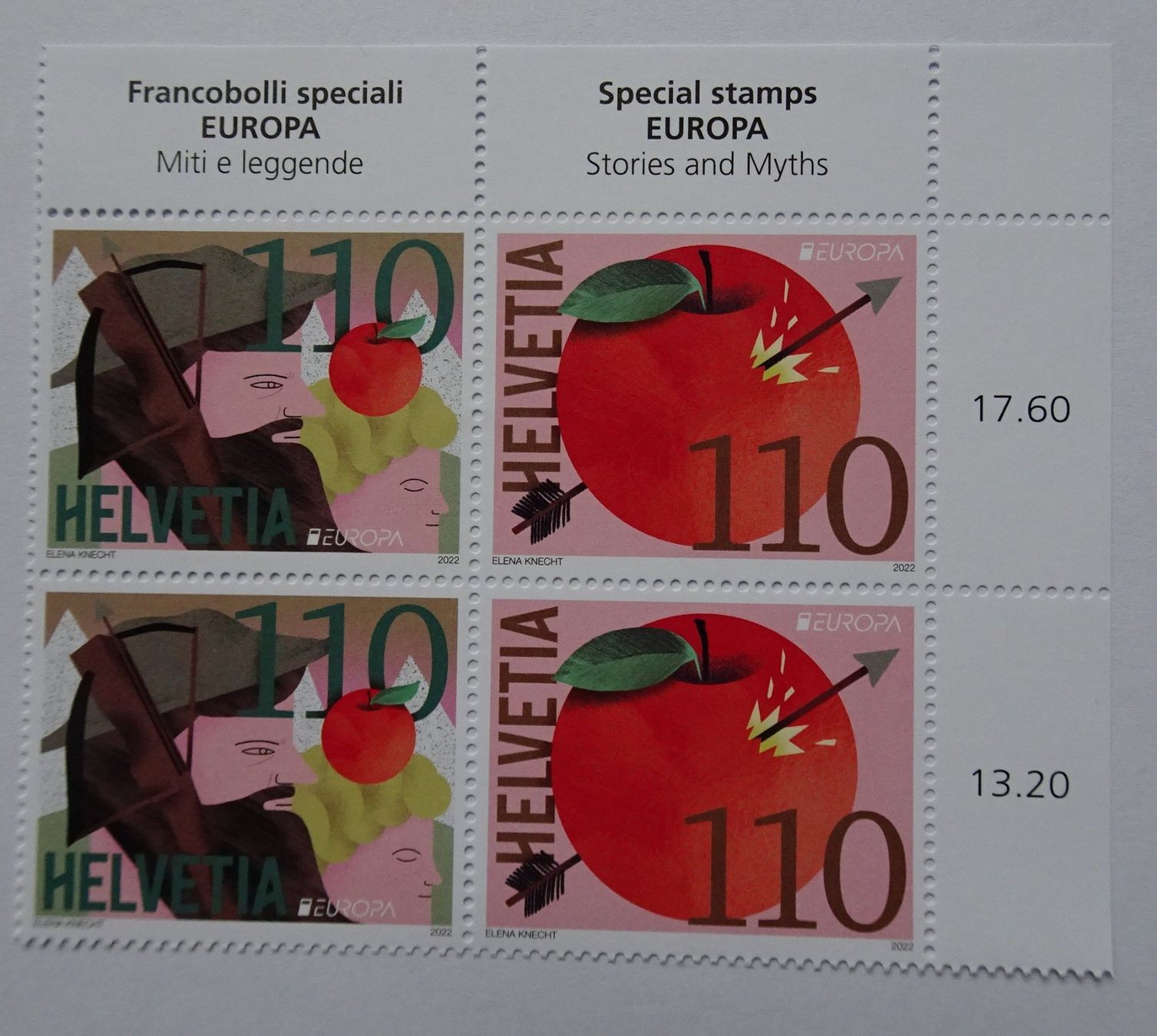 Tutti i francobolli: Europa 2022** – Nuovo (secondo la descrizione) da Aadorf venduto da Chnorli-Furz